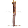 Нож с деревянной ручкой из подарочного набора шампуров купить недорого в Москве